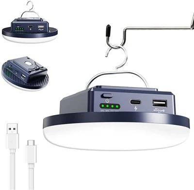 Prijenosna svjetla za kampiranje, punjiva, USB vanjska
