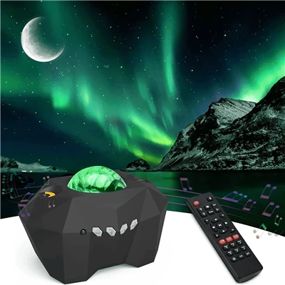 Noćna galaksija Northern Lights Aurora Projecto s Bluetooth daljinskim upravljačem zvučnika