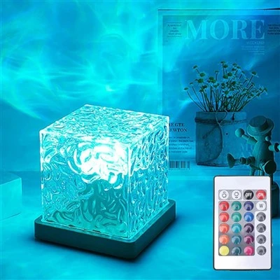Water Ripple LED kockasta svjetiljka